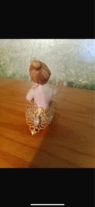 Statuina ballerina Doca Argenti