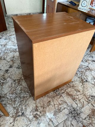 Cómoda 4 cajones madera 60x45x80cm