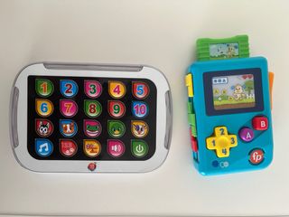 Lote juguetes educativo tablet y consola