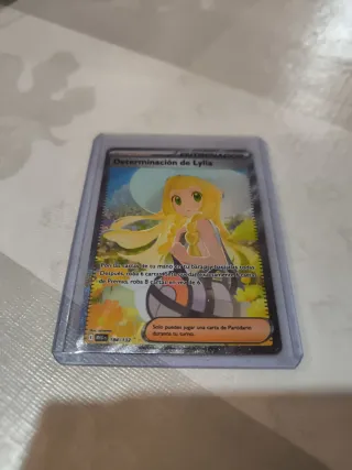 Carta Pokémon Determinación de Lylia Entrenador