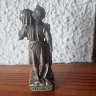 Figura San Cristóbal Montpic Barcelona Antigua