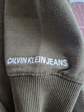 Sudadera Calvin Klein Verde Oliva