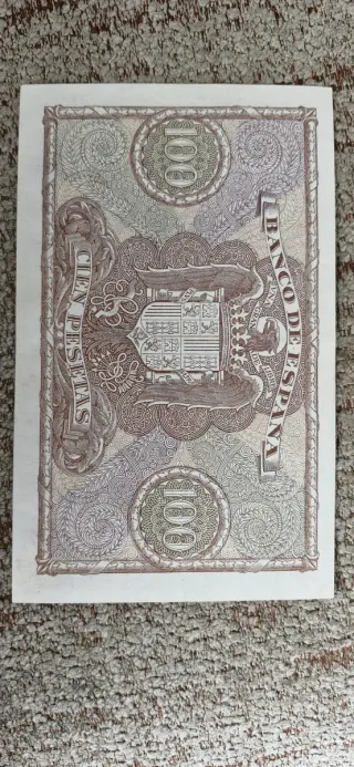 Billete 100 pesetas Banco de España 1940