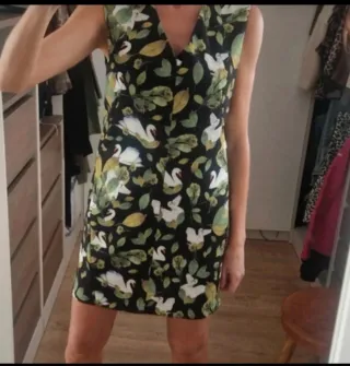 Vestido Bimba y Lola estampado cisnes