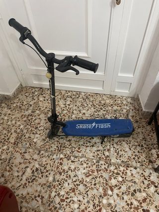 Patinete Eléctrico Skate Flash Azul