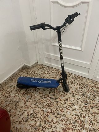 Patinete Eléctrico Skate Flash Azul