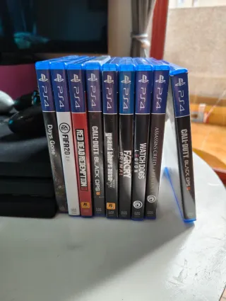 PS4 Pro 1TB + 2 Mandos + 9 Juegos