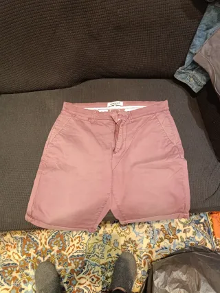 Pantalón corto Quiksilver rosa