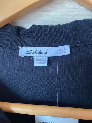 Sobrecamisa pana Subdued Negra Talla única