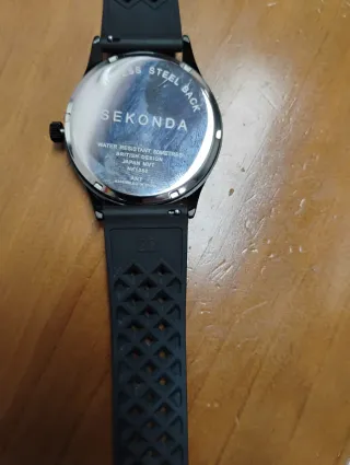 Reloj Sekonda Negro/Naranja Cuarzo