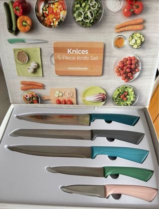 Set 5 coltelli da cucina innovativi