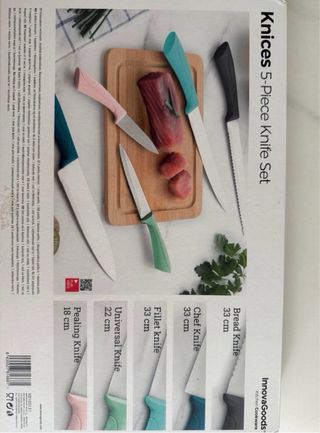 Set 5 coltelli da cucina innovativi