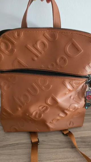Mochila Desigual Marrón Nueva