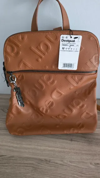 Mochila Desigual Marrón Nueva