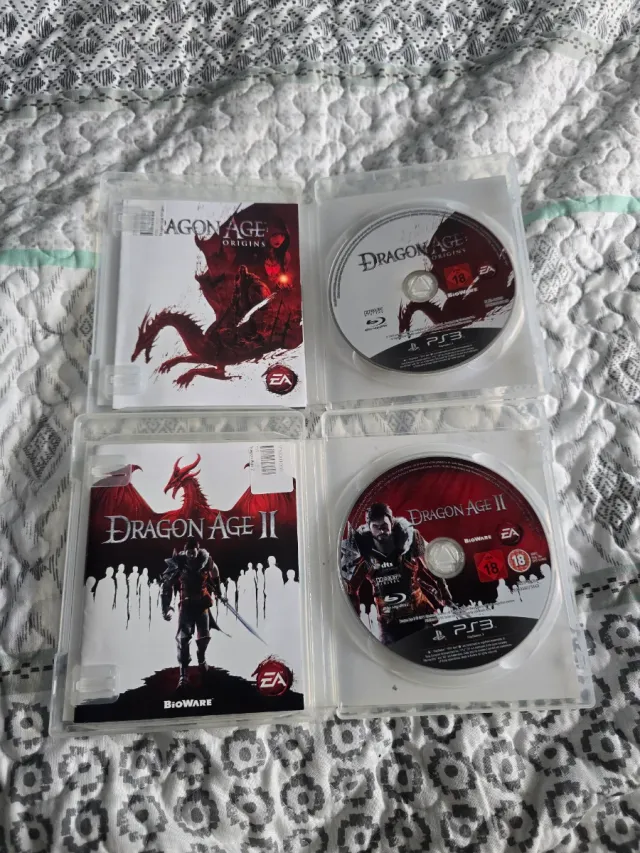 Dragon Age Origins e Dragon Age II PS3