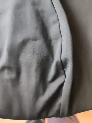 Falda larga lycra mujer negra