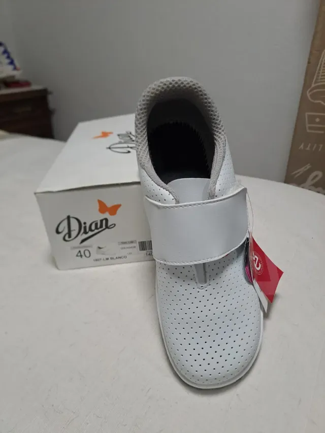 Zapatos Dian Mujer Talla 40 Blancos