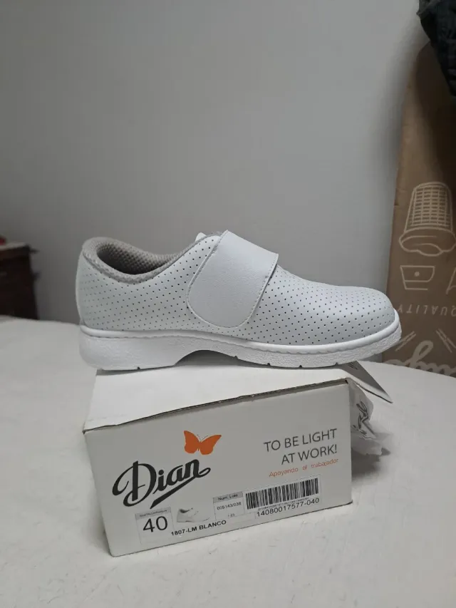 Zapatos Dian Mujer Talla 40 Blancos