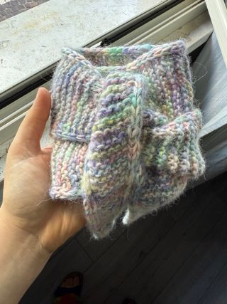 Sciarpa fatta a mano in lana