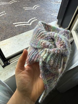 Sciarpa fatta a mano in lana