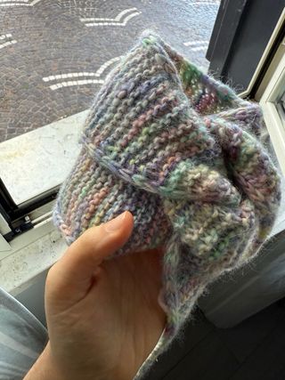 Sciarpa fatta a mano in lana