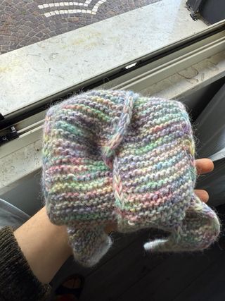 Sciarpa fatta a mano in lana