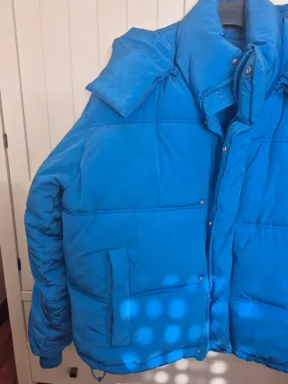 Cazadora Zara Hombre Azul