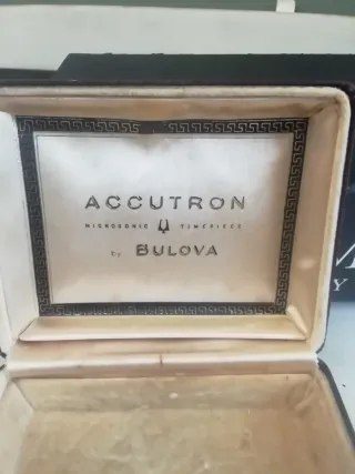 Scatola Bulova Accutron Vintage