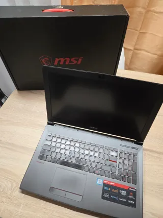 Portátil MSI i7 8ª Gen 32GB RAM DD4. 1TB SSD.256m2