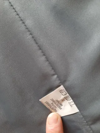 Abrigo de paño mujer gris