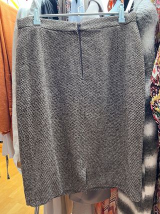 Conjunto mujer lana de Abrigo y falda Talla M