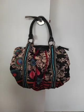 Bolso Negro Multicolor