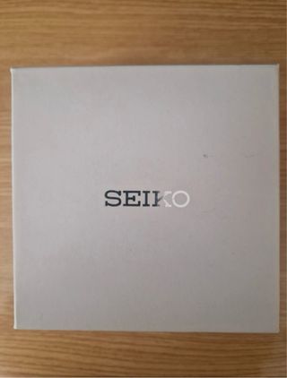 Reloj Seiko Cronógrafo Plata y Negro