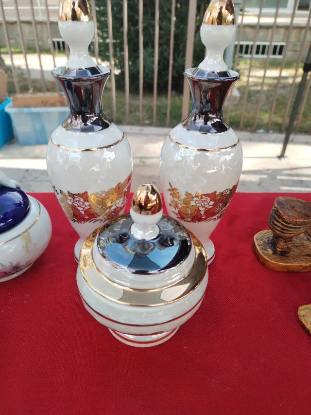 Jogo de tocador antigo Sanbo