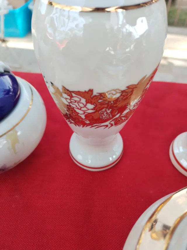 Jogo de tocador antigo Sanbo