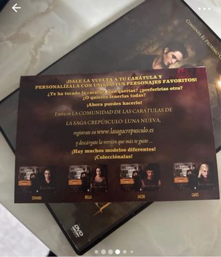 DVD Luna Nueva Saga Crepúsculo