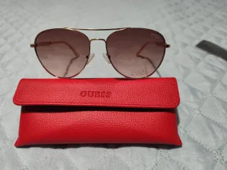 Gafas de sol Guess Aviador Marrón y Dorado