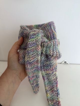 Sciarpa fatta a mano lana e alpaca