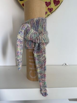 Sciarpa fatta a mano lana e alpaca