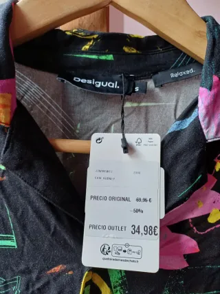 Camisa Desigual S Nueva con etiqueta