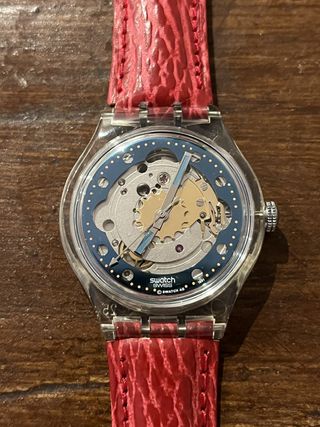 Swatch Automatico SAK101 Red Ahead 1992 Nuovo