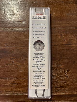 Swatch Automatico SAK101 Red Ahead 1992 Nuovo