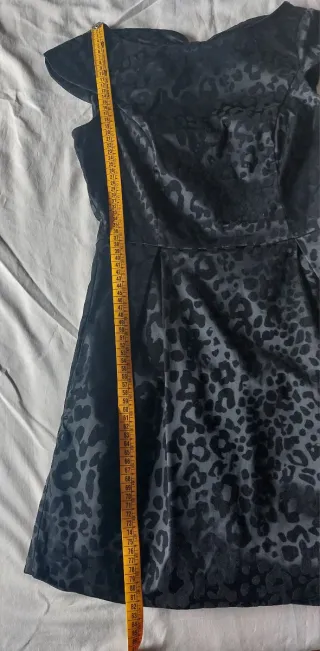 Vestido estampado animal print  de  Blanco