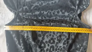 Vestido estampado animal print  de  Blanco