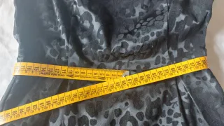 Vestido estampado animal print  de  Blanco