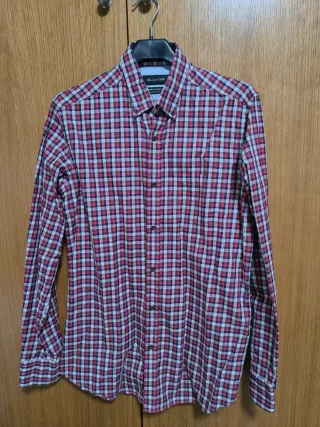 Camisa cuadros Massimo Dutti