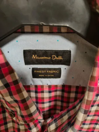 Camisa cuadros Massimo Dutti
