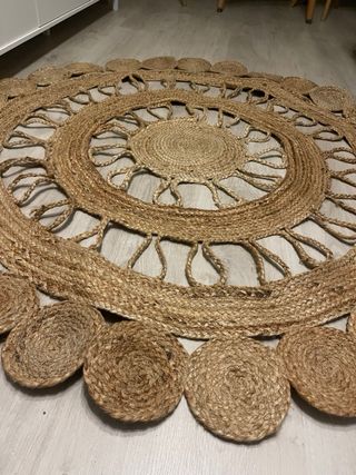 Alfombra redonda yute Maisons du Monde 150