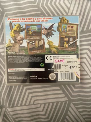 Shrek Ogritos y Drasnos Nintendo DS