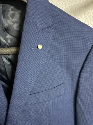 Americana azul marino Mango Talla 50